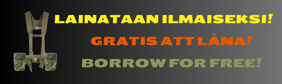 Lainataan varusteita