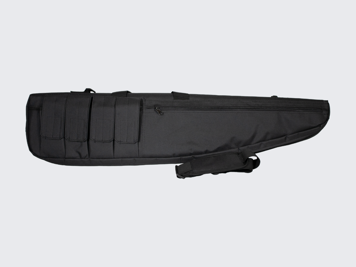 Kevyt musta aselaukku max. 96 cm aseelle. Black light gun bag for the gun max. 96 cm of lenght.