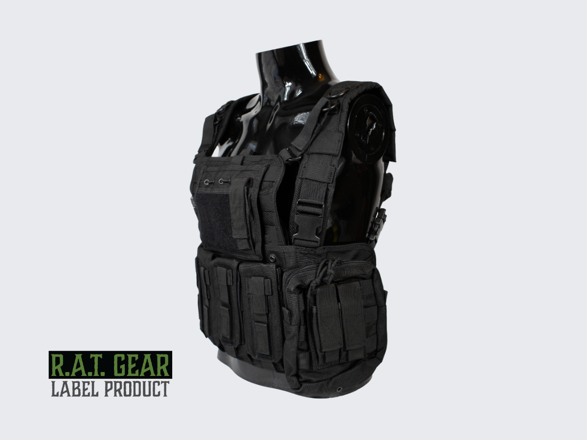 Monipuolinen, erittäin laadukas ja tukeva rintatelakka VT-99 runsailla varustetaskuilla tarvittaville varusteille. A really versatile, very high-quality and sturdy chest rig VT-99 with plenty of equipment pockets for the necessary equipment.