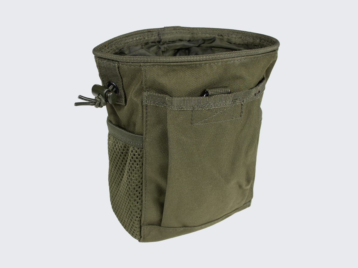 Oliivin vihreä dumppitasku MIL-TEC® MOLLE. Olive green tactical MOLLE dump pouch MIL-TEC®.