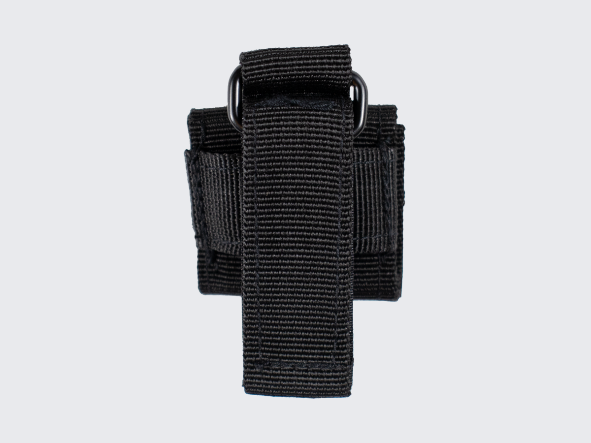 Hansikaspidike varustevyölle järjestyksenvalvojille ja vartijoille. Glove Holder for Security Guards and Bouncers.