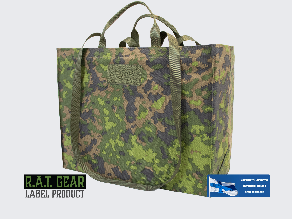 M05 vihreä metsäkuosin Varustekassi RG-VK-45 NIR-IRR / Kauppakassi / Rantakassi
