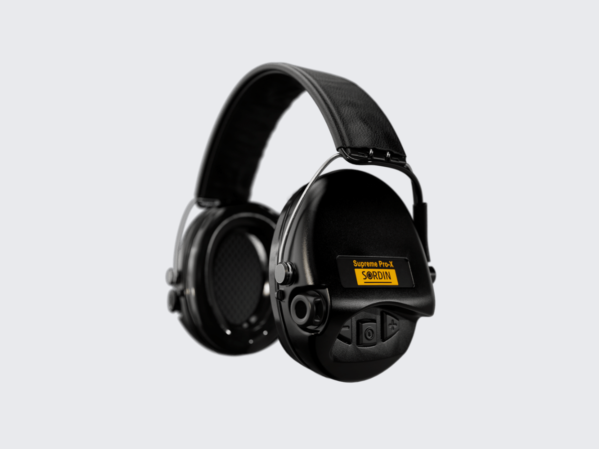Sordin Supreme Pro-X Hear2 SVART med pannband