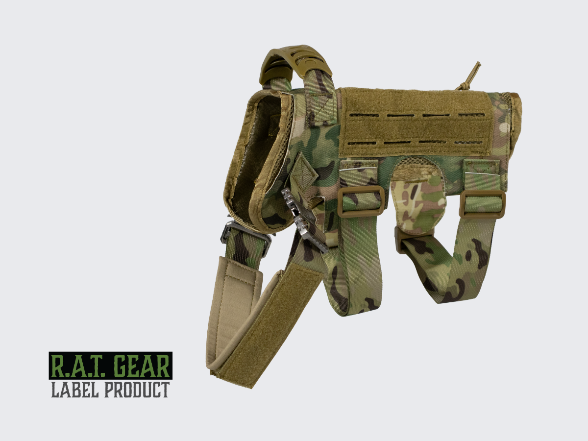 Cobra tactical dog harness GEAR Camo - Main Image