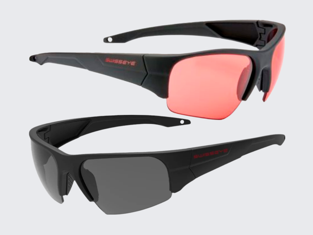 Swisseye® Viper V620 Ballistiset suojalasit Vermilion punainen / Savu