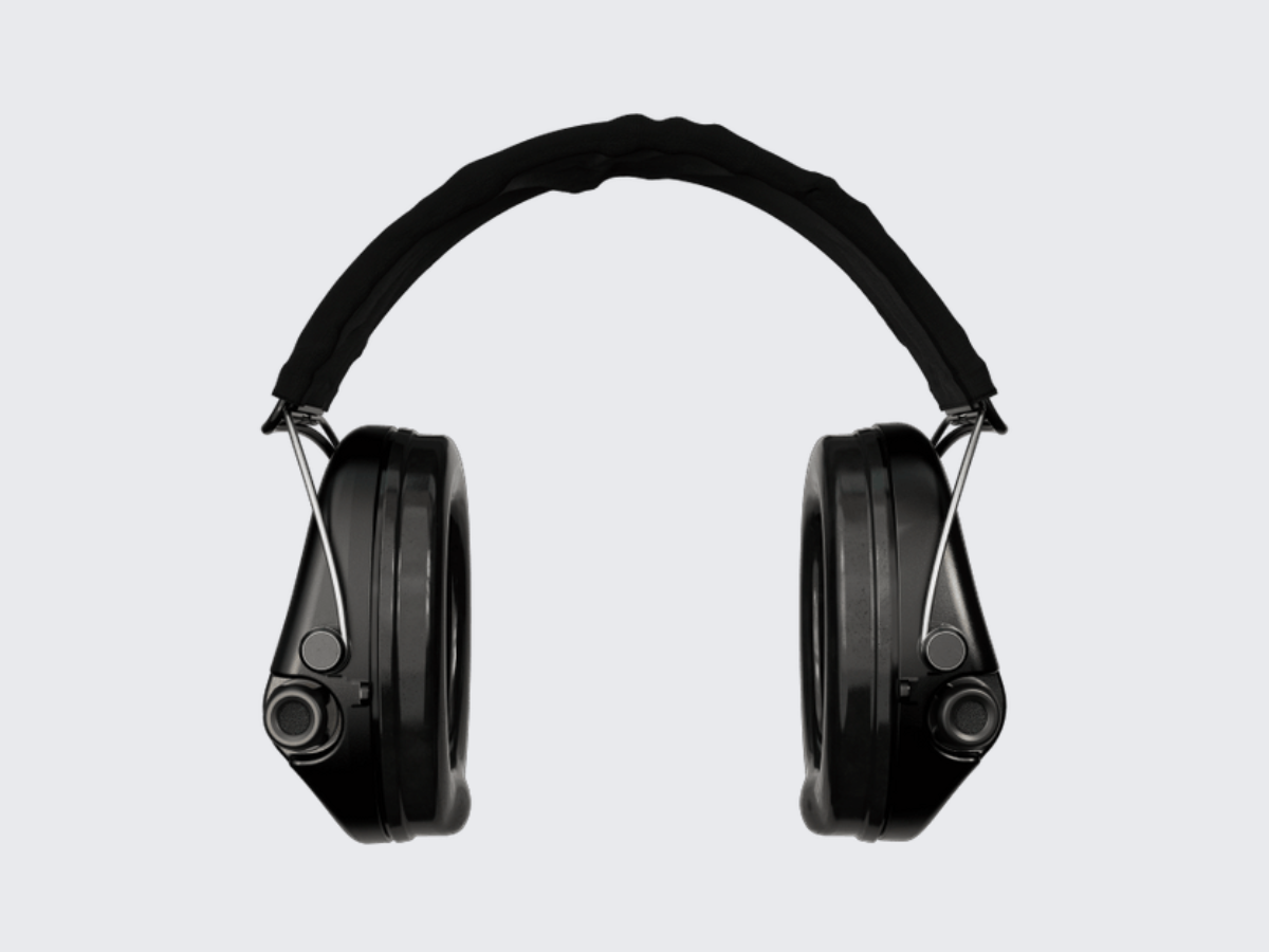 Sordin Supreme Pro-X Hear2 SVART med textil pannband