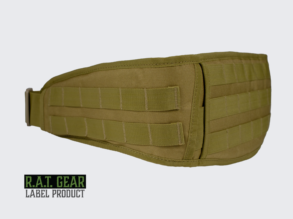 Kojootin ruskea kevytrakenteinen perus taisteluvyö. Coyote brun lätt konstruktion med grundläggande stridsbälte. Coyote brown lightweight basic battle belt.