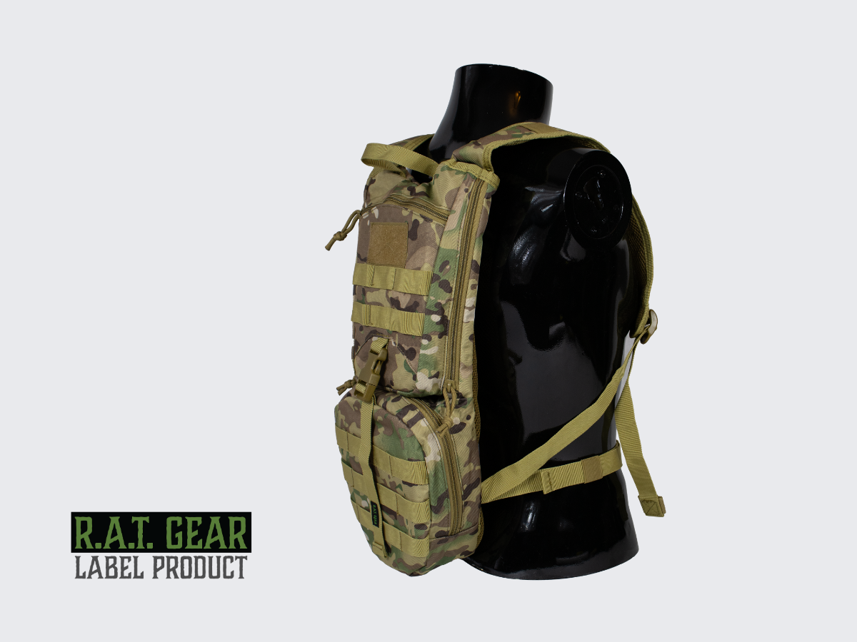 Monipuolinen Camo kuvioinen Juomareppu HYDRA 2.5 kaikille luonnossa liikkuville ja urheileville ihmisille. Versatile Camo pattern Hydration backpack HYDRA 2.5 for all people who move in nature and do sports.