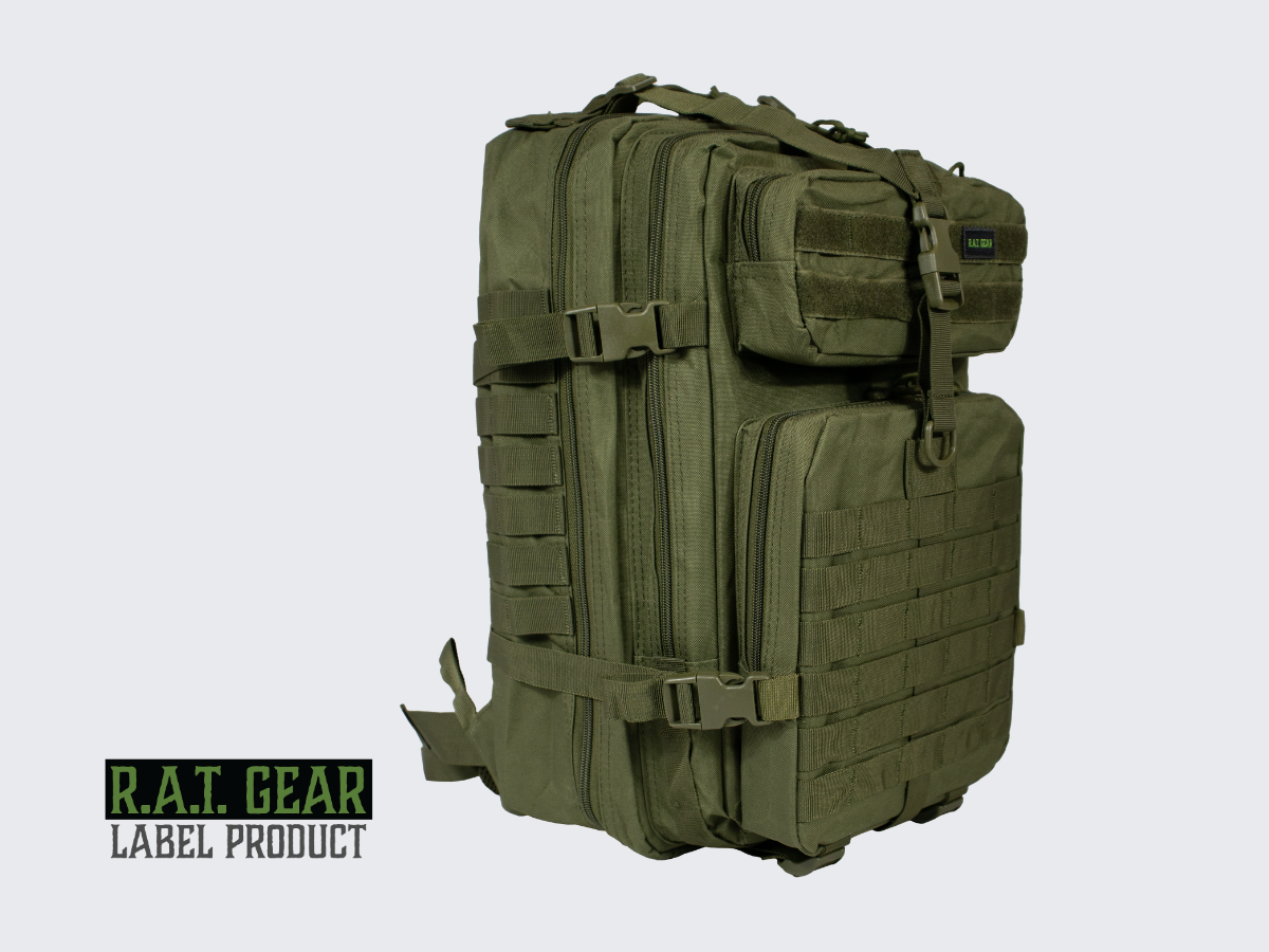 Monipuolinen, laadukas ja kestävä vihreä rynnäkköreppu Patrol 35L jokapäiväiseen käyttöön. A versatile, high-quality and durable green assault backpack Patrol 35L for everyday use.