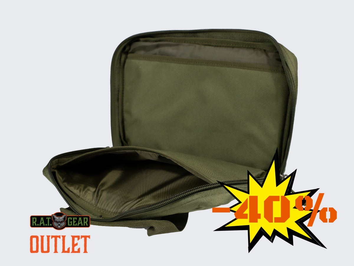 Gun case for two pistols Green