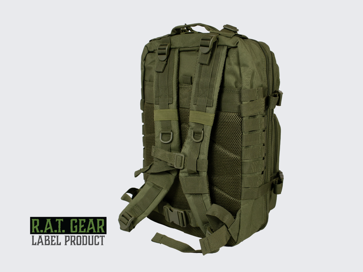 Monipuolinen, laadukas ja kestävä vihreä rynnäkköreppu Patrol 35L jokapäiväiseen käyttöön. A versatile, high-quality and durable green assault backpack Patrol 35L for everyday use.