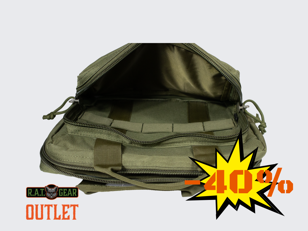 Gun case for two pistols Green