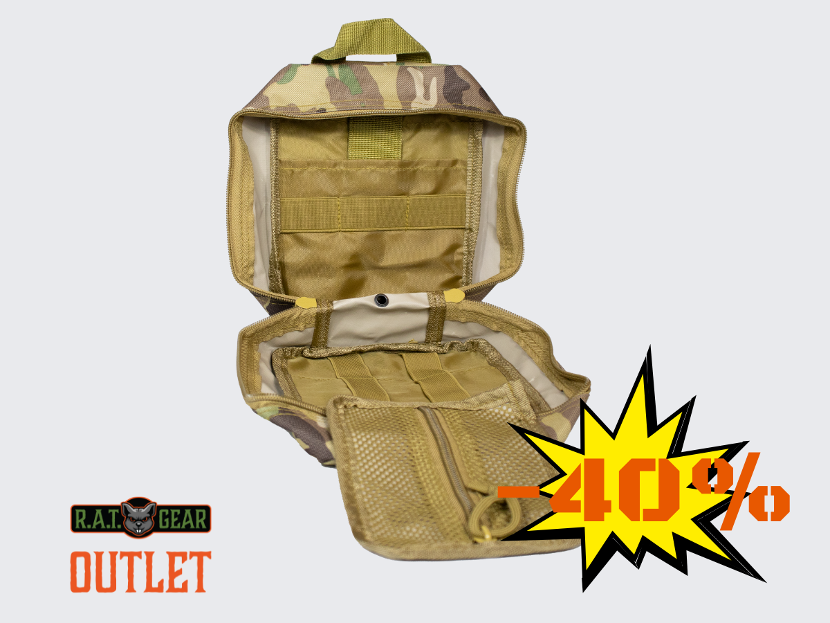 Taktinen Rip-Away MOLLE ensiapulaukku Camo
