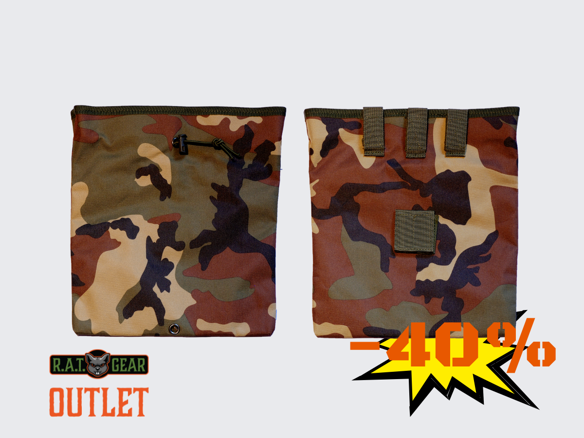 Tactical large dump pouch Woodland