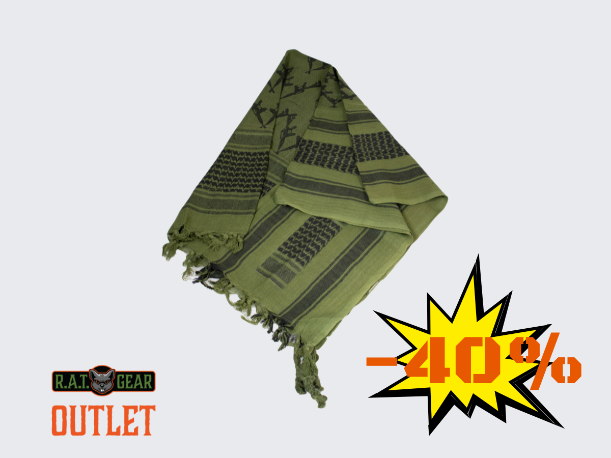 Shemagh ökenscarf MIL-TEC® Grön gevärmönster