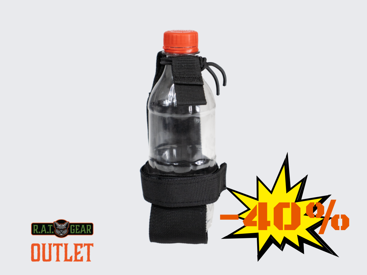 Flaskhållare MOLLE Nylon 0,3L Svart