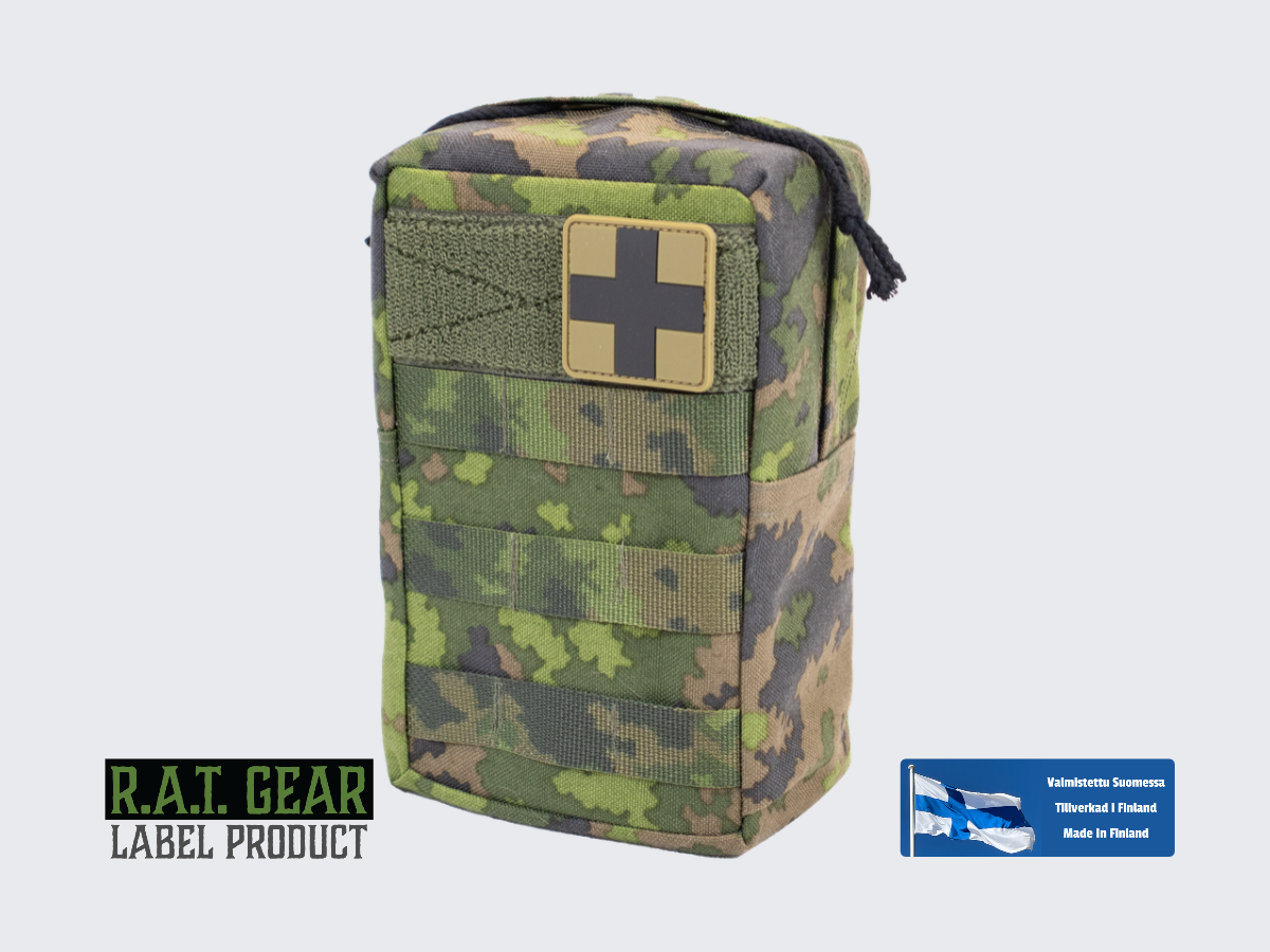 M05 Utrustningsficka RG-VT-20 NIR/IRR MOLLE + Grön första hjälpen-skylt