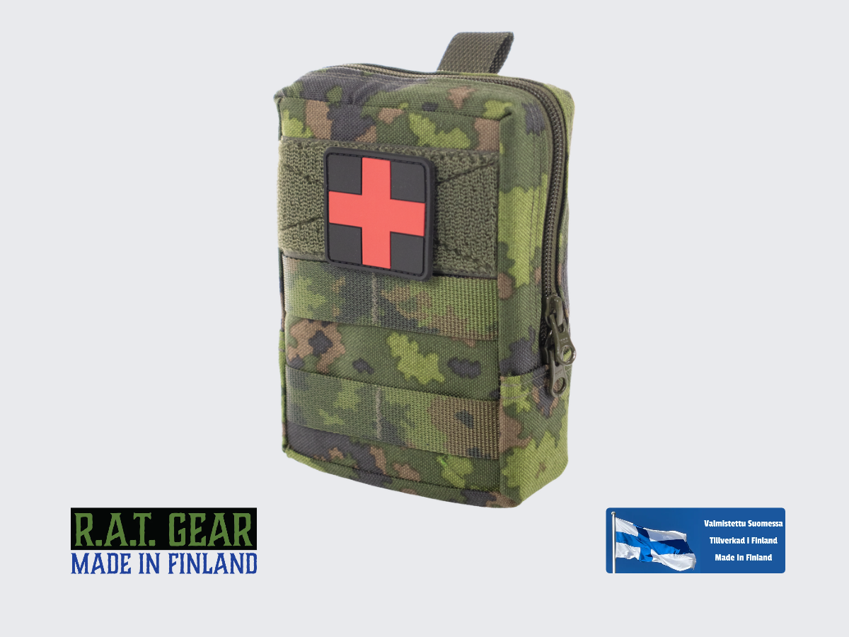 M05 Varustetasku RG-VT-10 NIR/IRR MOLLE + Punainen EA merkki