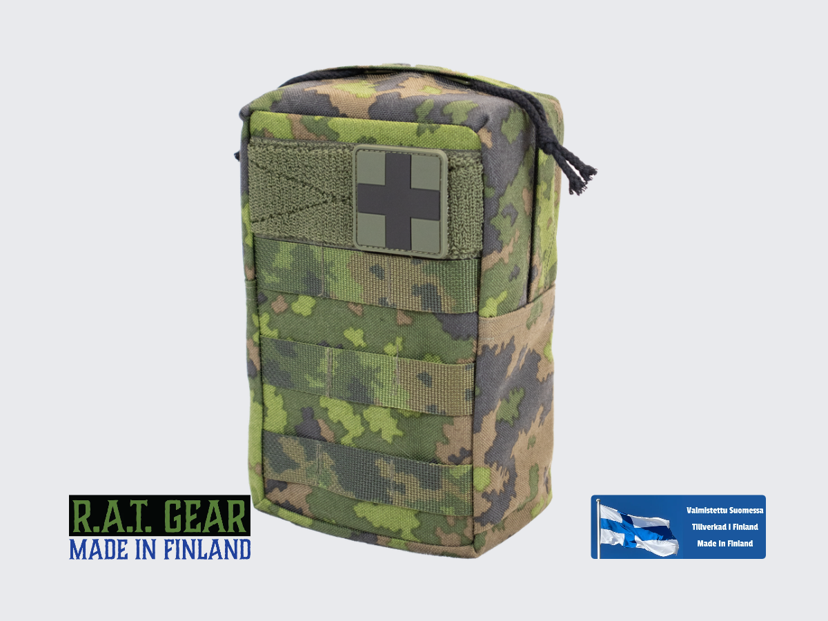 M05 Varustetasku RG-VT-20 NIR/IRR MOLLE + Vihreä EA merkki