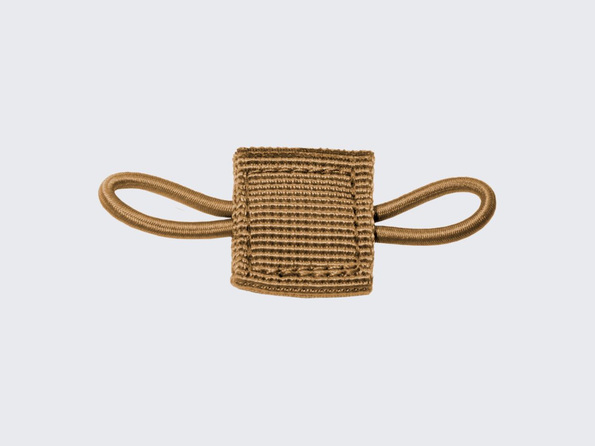 Varustelenkit pienten varusteiden kiinnittämiseen PALS-nauhoitukseen. Varustelenkkien värivaihtoehdot: Musta, Vihreä, Tan ja Harmaa. Equipment loops for attaching small equipment to PALS lacing. Color options for accessory loops: Black, Green, Tan and Grey.