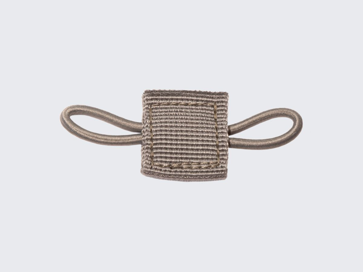 Varustelenkit pienten varusteiden kiinnittämiseen PALS-nauhoitukseen. Varustelenkkien värivaihtoehdot: Musta, Vihreä, Tan ja Harmaa. Equipment loops for attaching small equipment to PALS lacing. Color options for accessory loops: Black, Green, Tan and Grey.