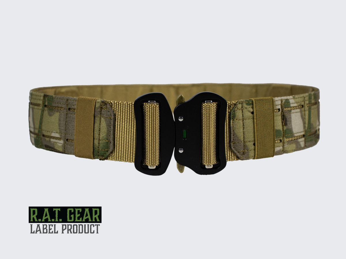 Camo kuvioinen Asevyö / Varustevyö alusvyöllä. Camo vapenbälte / Utrustningsbälte med innerbälte. Camo pattern Gun Belt / Gear Belt with Inner Belt.