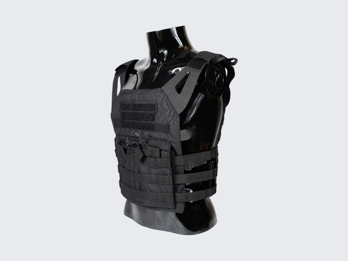 Jämäkkä ja kestävä musta Plate Carrier. Stabil och hållbar svart Plate Carrier GEN.II stridsväst. Sturdy and Durable black Plate Carrier.