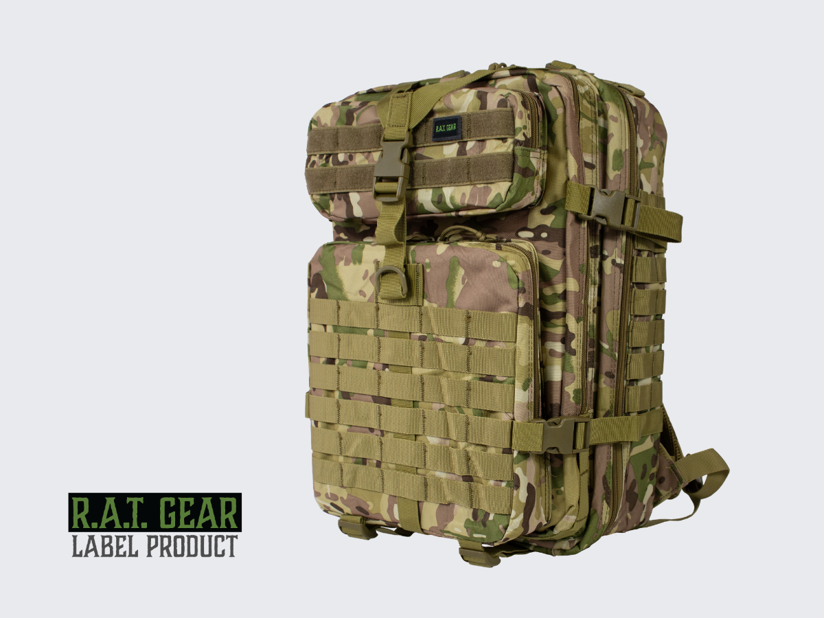 Monipuolinen, laadukas ja kestävä Camo kuvioinen rynnäkköreppu Patrol 35L jokapäiväiseen käyttöön. A versatile, high-quality and durable Camo pattern assault backpack Patrol 35L for everyday use.