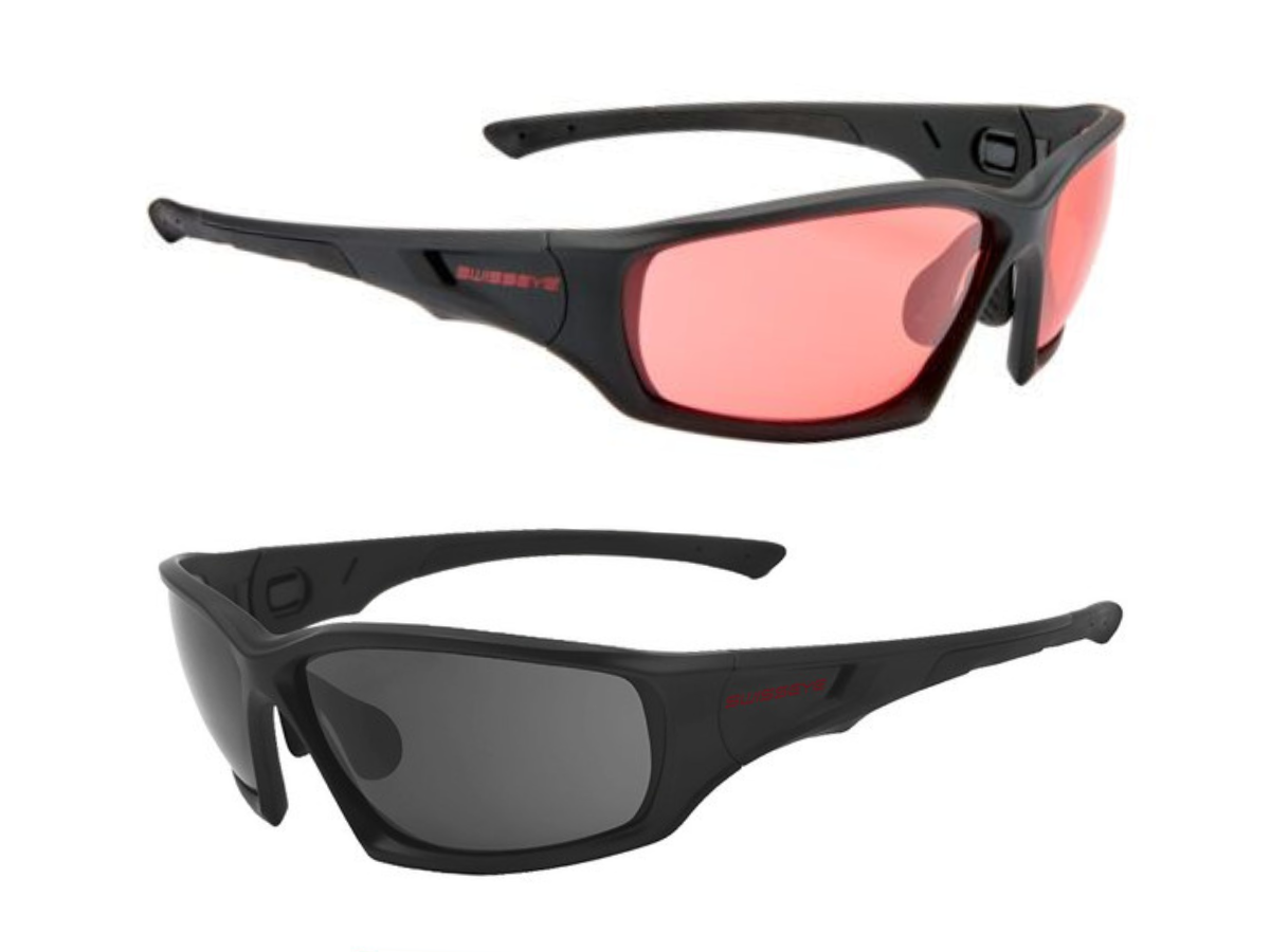 Swisseye® Wolf V620 Ballistiset suojalasit Vermilion punainen / Savu