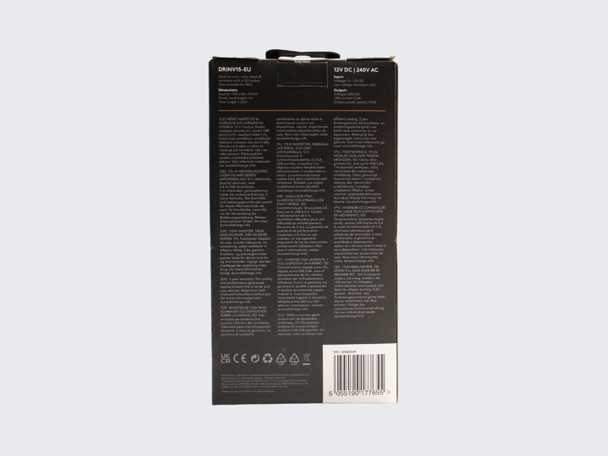 Duracell 175W Invertteri