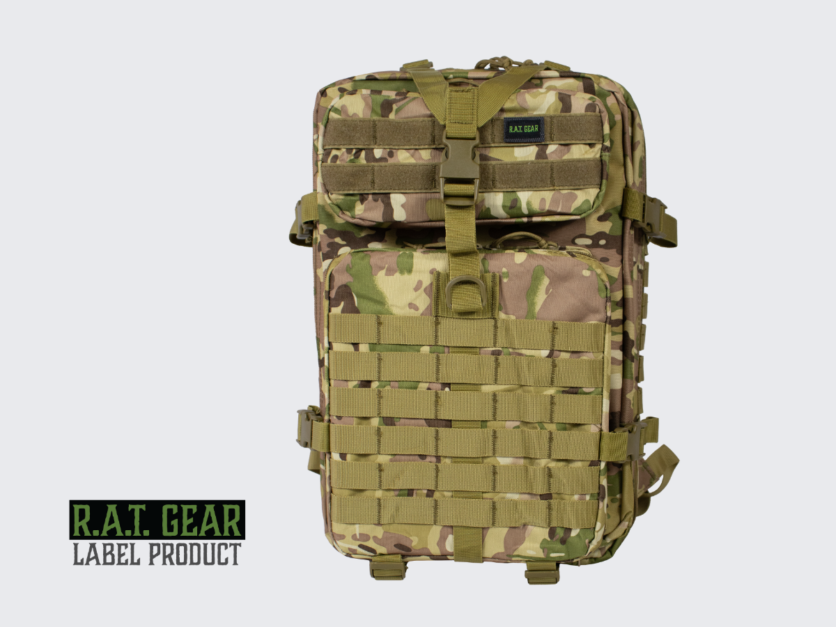 Monipuolinen, laadukas ja kestävä Camo kuvioinen rynnäkköreppu Patrol 35L jokapäiväiseen käyttöön. A versatile, high-quality and durable Camo pattern assault backpack Patrol 35L for everyday use.