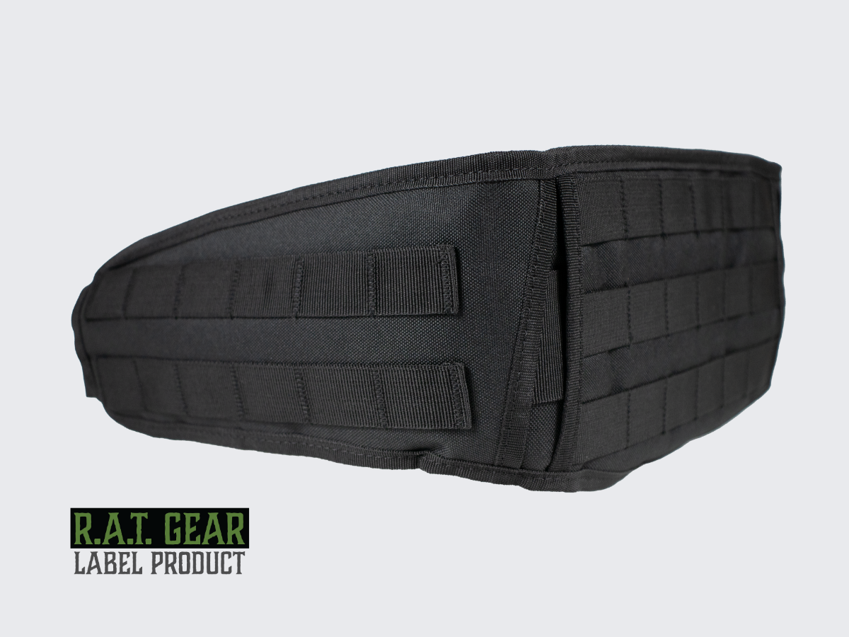 Musta kevytrakenteinen perus taisteluvyö. Svart lätt konstruktion med grundläggande stridsbälte. Black lightweight basic battle belt.