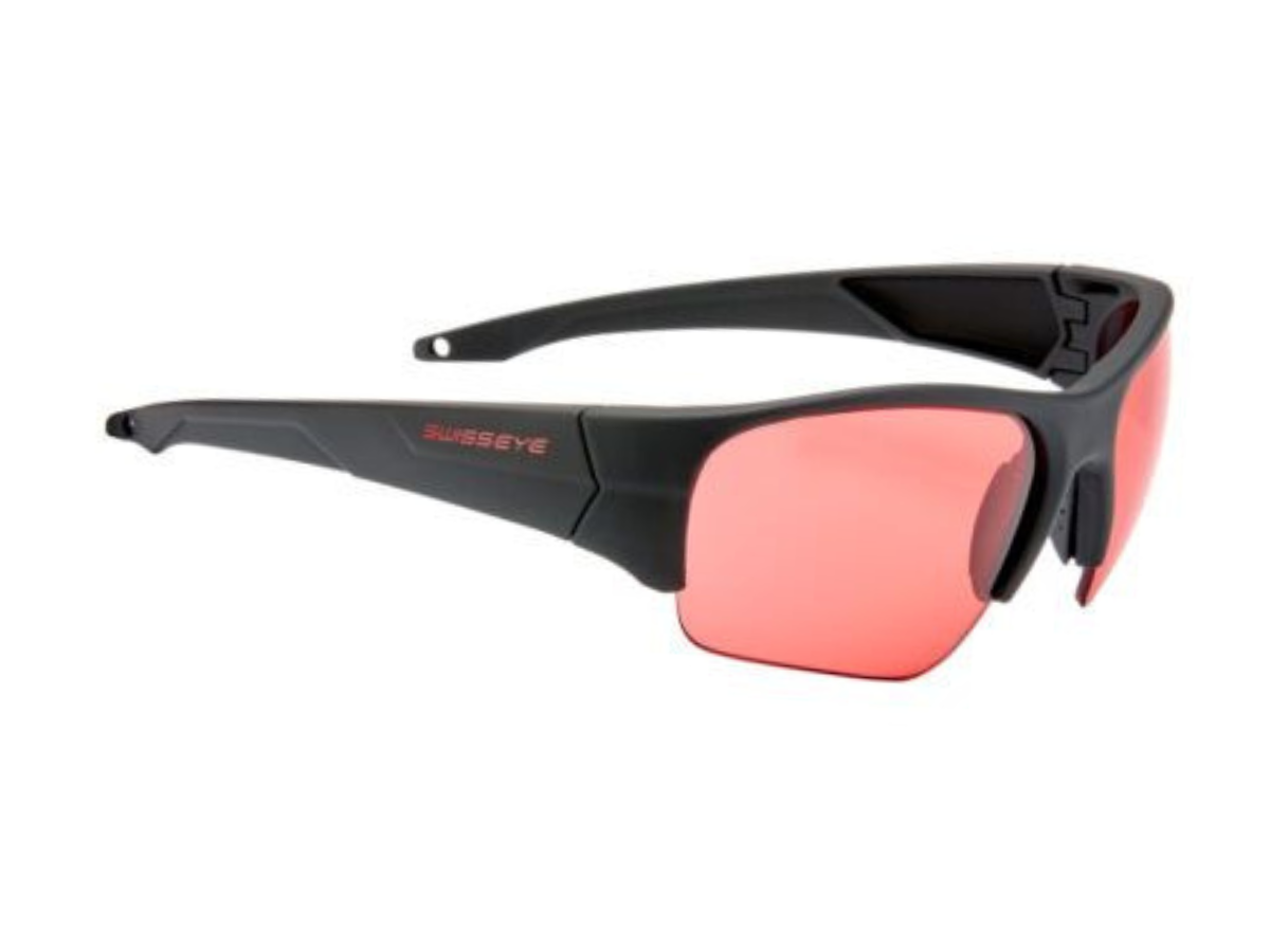 Swisseye® Viper V620 Ballistiset suojalasit Vermilion punainen / Savu