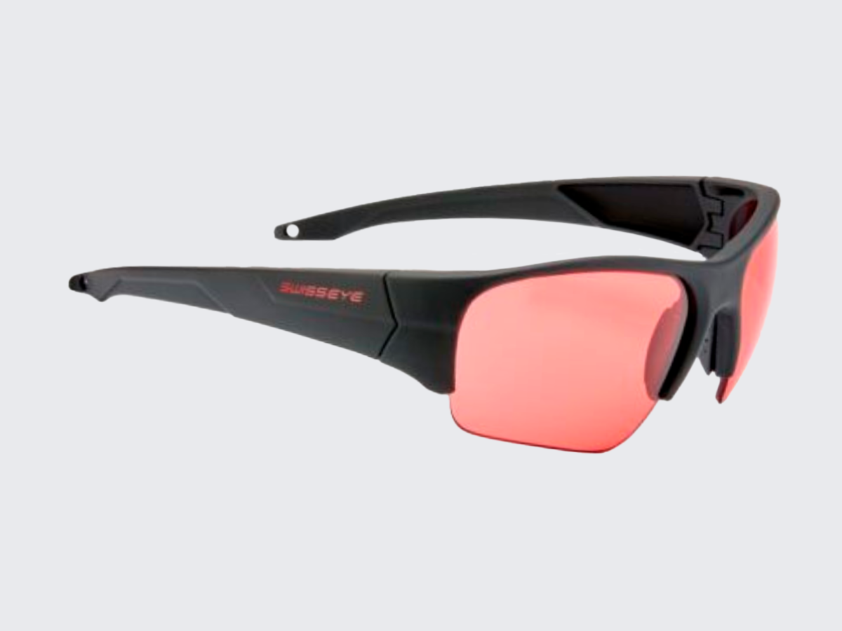 Swisseye® Viper V620 Ballistiset suojalasit Vermilion punainen / Savu