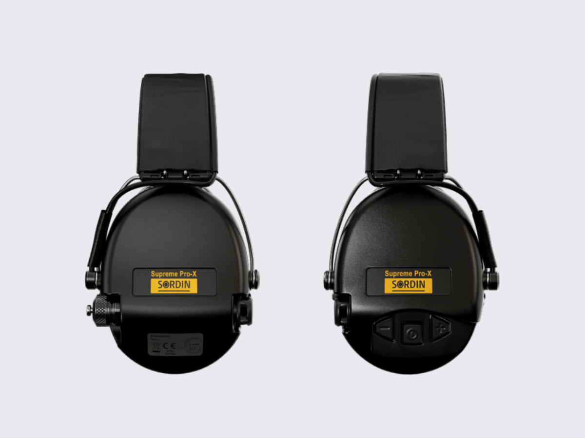Sordin Supreme Pro-X Hear2 SVART med pannband 