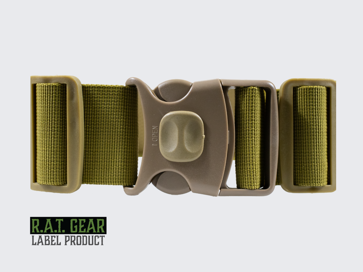 Camo kuvioinen kevytrakenteinen perus taisteluvyö. Camo lätt konstruktion med grundläggande stridsbälte. Camo pattern lightweight basic battle belt.