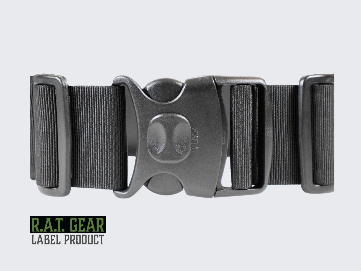 Musta kevytrakenteinen perus taisteluvyö. Svart lätt konstruktion med grundläggande stridsbälte. Black lightweight basic battle belt.