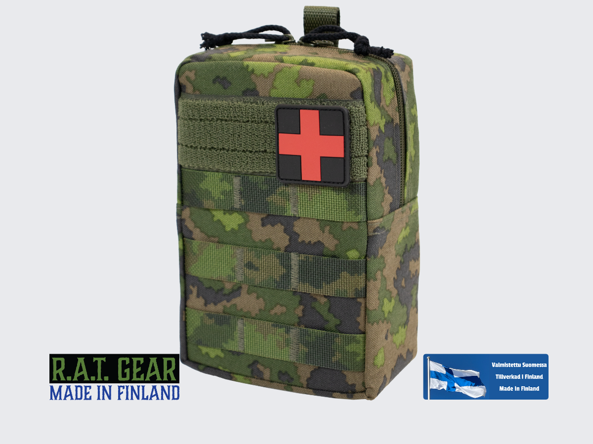 M05 Varustetasku RG-VT-22 NIR/IRR MOLLE + Punainen EA merkki