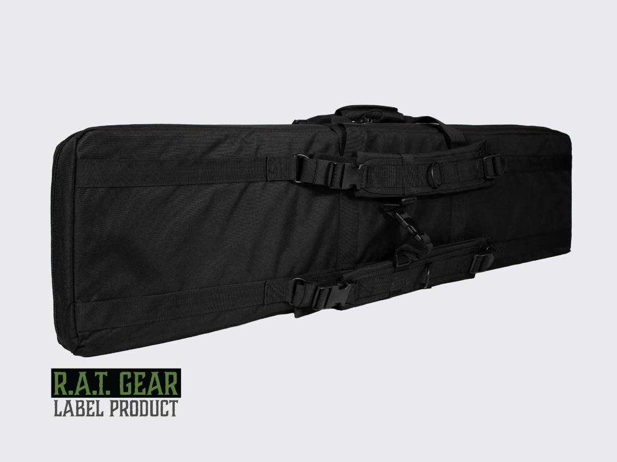 Raccoon 42 COMBO Aselaukku kahdelle aseelle 105 cm Musta