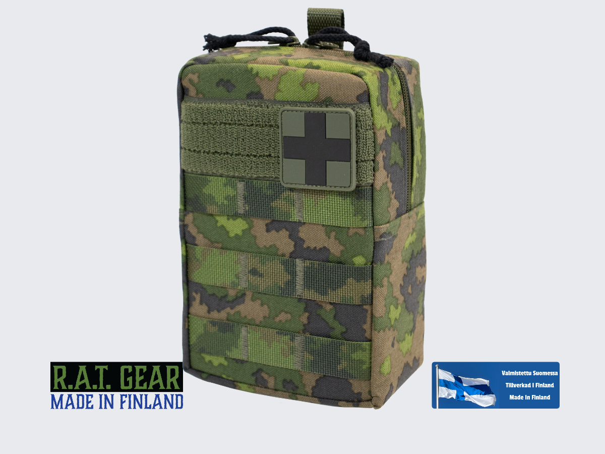 M05 Varustetasku RG-VT-22 NIR/IRR MOLLE + Vihreä EA merkki