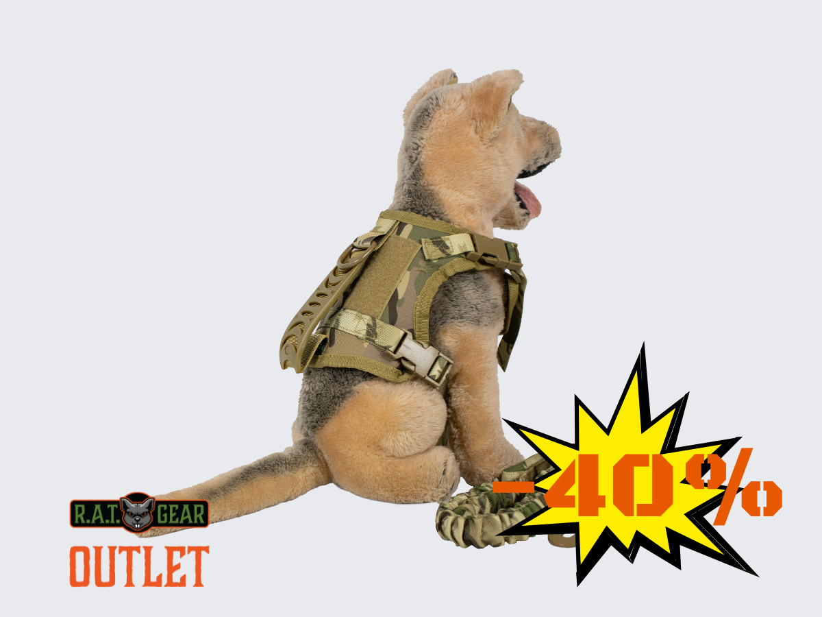 Tactical cat harness - small dog harness Camo