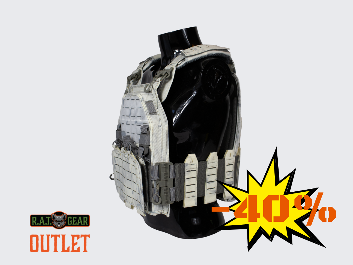 Plate Carrier Combat Vest VT-B Snow Camo CORDURA® Brand Fabric