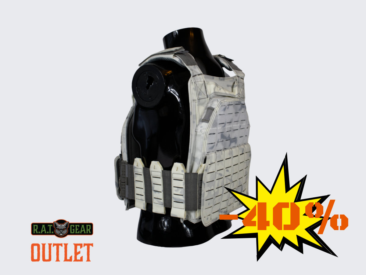 Plate Carrier Combat Vest VT-B Snow Camo CORDURA® Brand Fabric