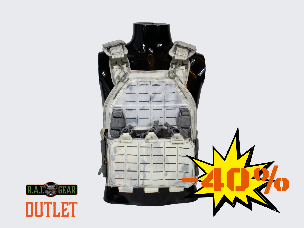 Plate Carrier Combat Vest VT-B Snow Camo CORDURA® Brand Fabric