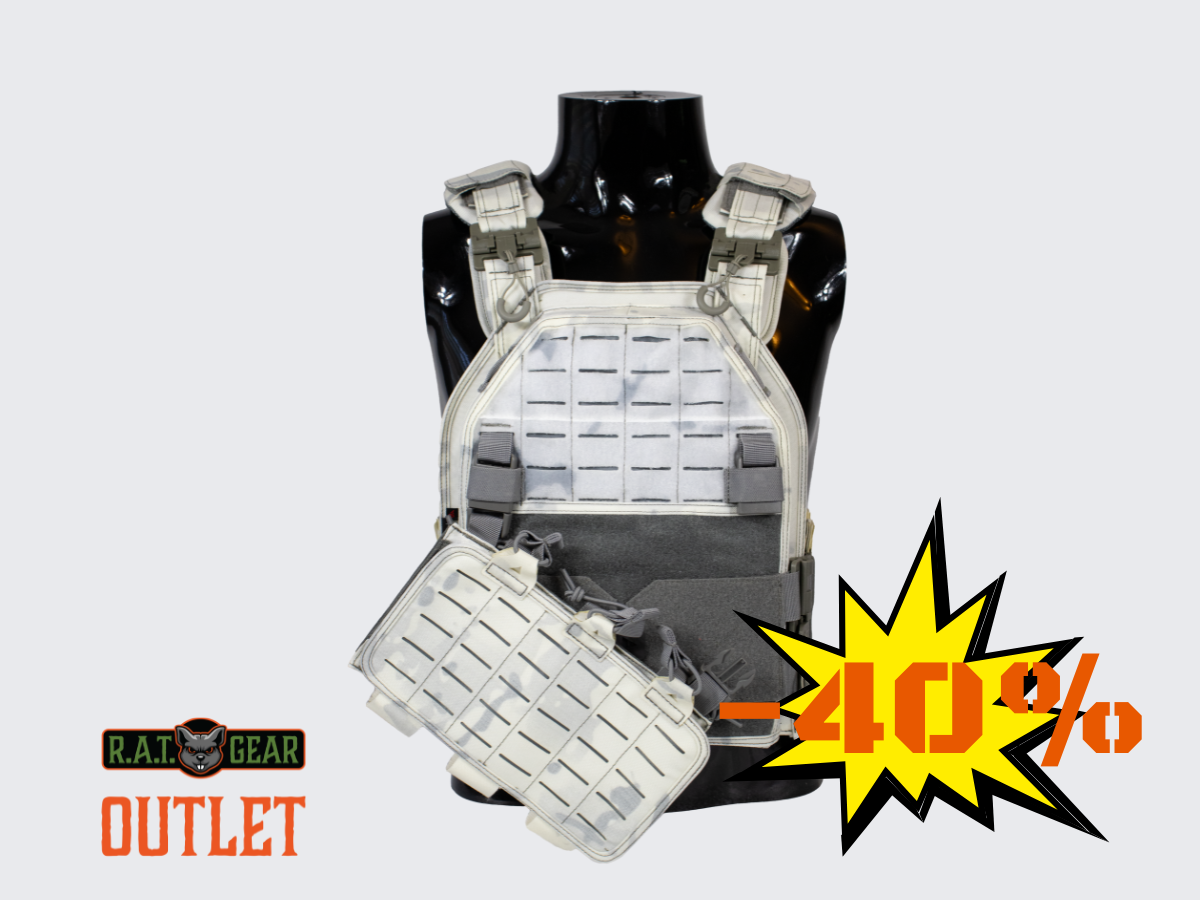 Plate Carrier Combat Vest VT-B Snow Camo CORDURA® Brand Fabric