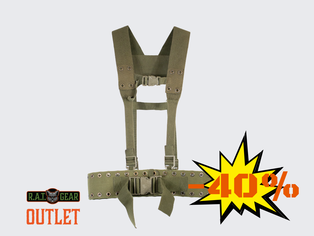 German Army Harness with Combat / Equipment Belt USED