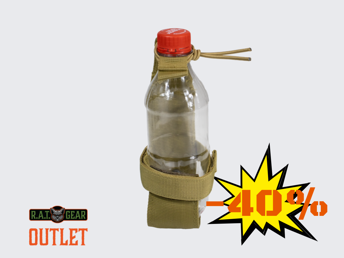 Juomapullopidike MOLLE Nylon 0,3L Tan