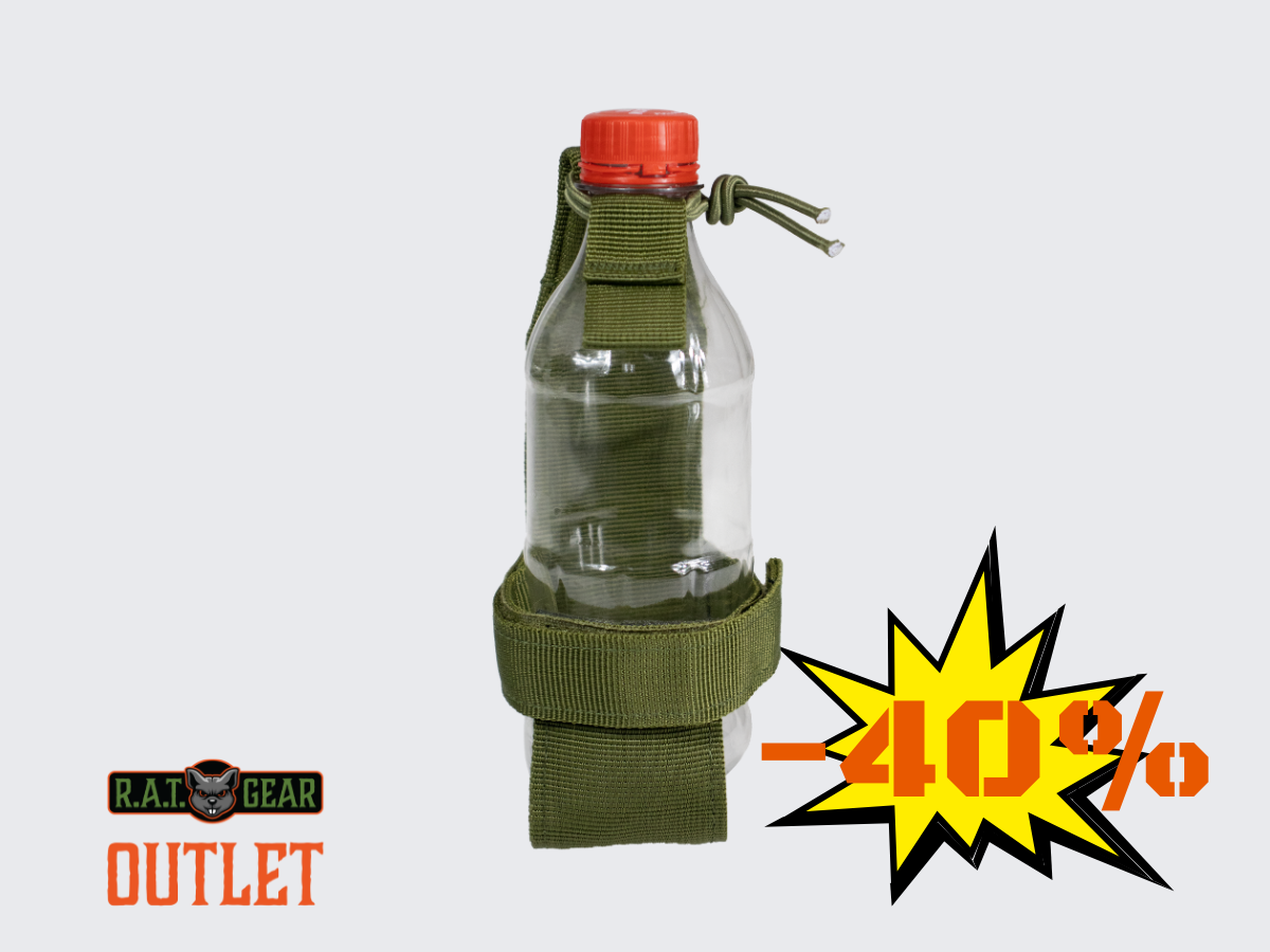 Juomapullopidike MOLLE Nylon 0,3L Vihreä