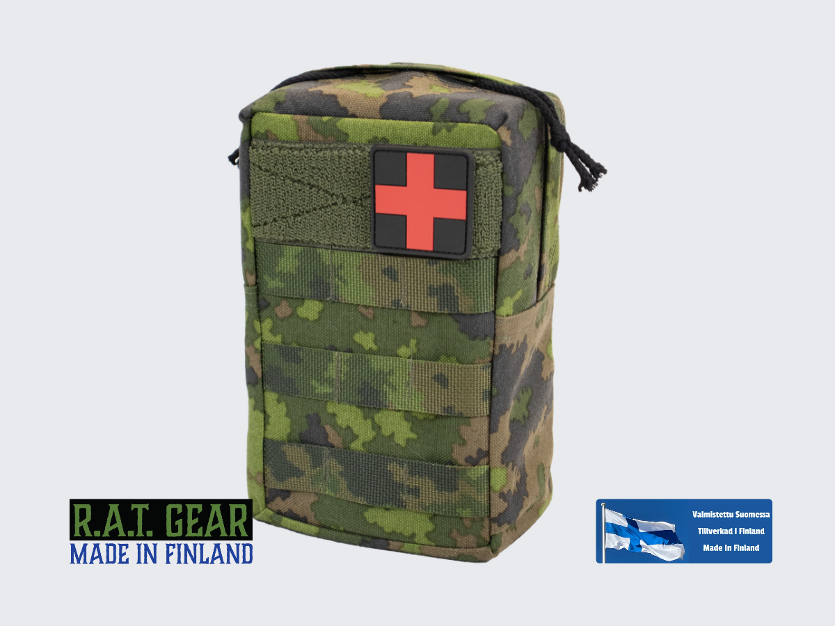 M05 Varustetasku RG-VT-20 NIR/IRR MOLLE + Punainen EA merkki