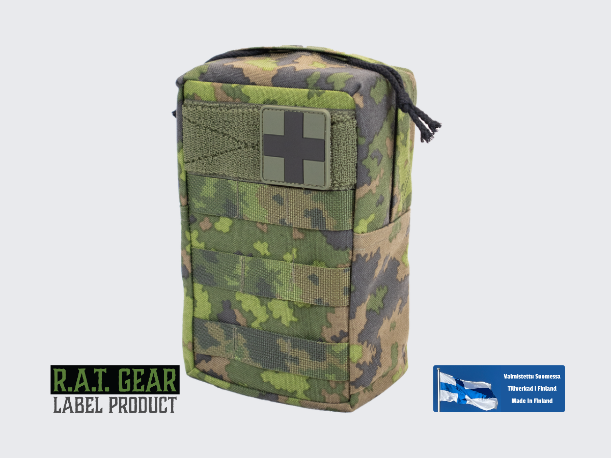 M05 Utrustningsficka RG-VT-20 NIR/IRR MOLLE + Grön första hjälpen-skylt